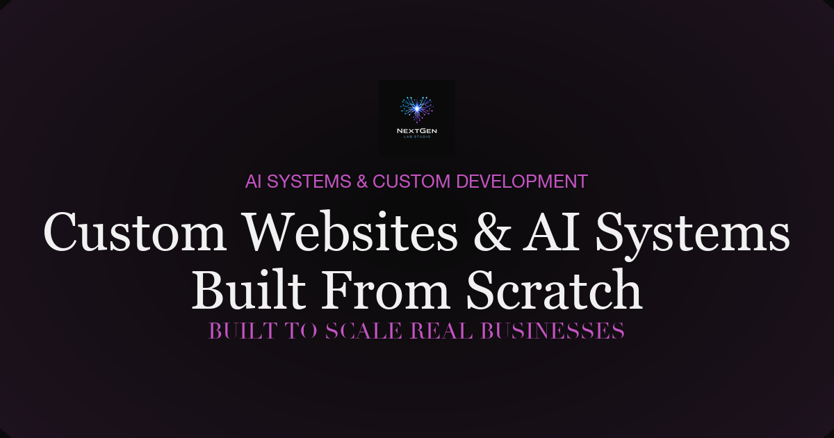 What is AI Automation for Business? | NextGen Lab